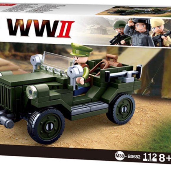 Military Bricks Blocks Russian Off Road Vehicle Car WW2 - Picture 5 of 5